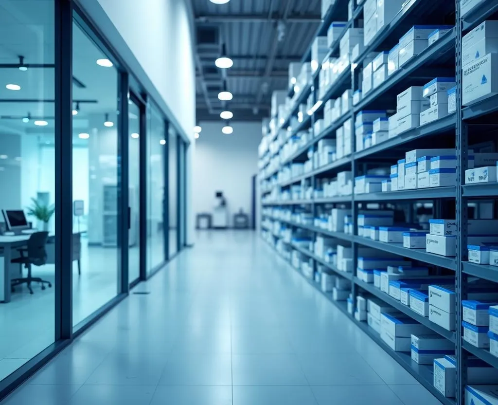 Medical equipment showcase